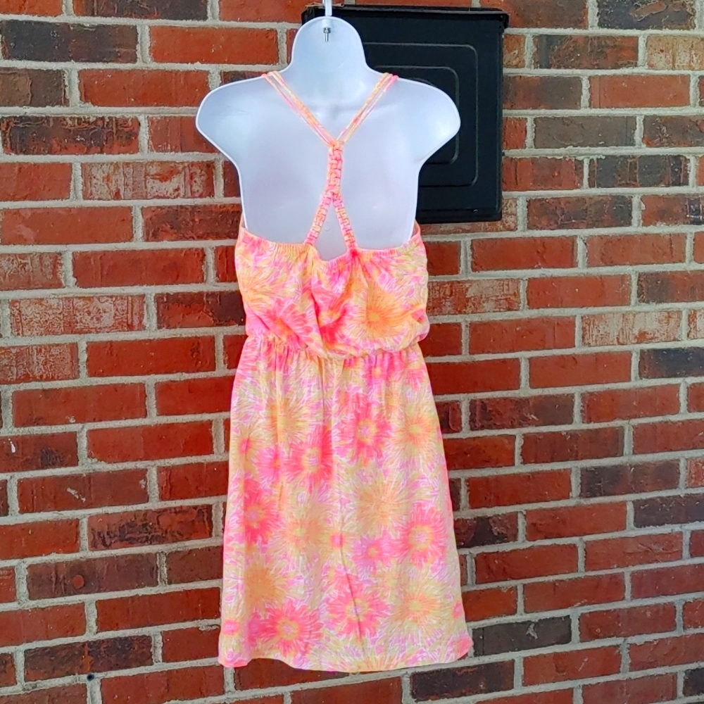 Lilly Pulitzer Lockwood Sunkissed Floral Cotton Tank Dress Size S (1462) - Picture 3 of 6